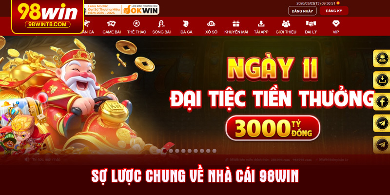 Sợ lược chung về nhà cái 98WIN