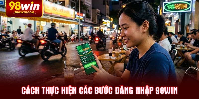 Cách thực hiện các bước Đăng nhập 98WIN